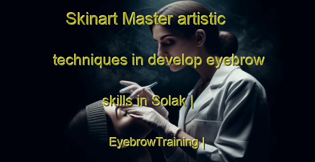 Skinart Master artistic techniques in develop eyebrow skills in Solak | EyebrowTraining | EyebrowClasses | SkinartTraining-Bangladesh
